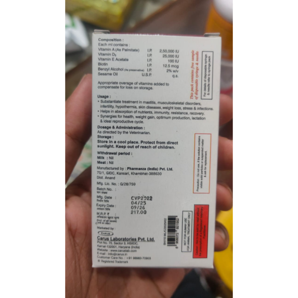 Bovibest-H Injection - Carus Laboratories Pvt. Ltd