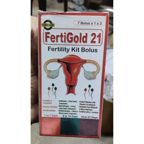 Fertigold 21 Fertility Kit Bolus - Nutrivet Farm Care Pvt Ltd