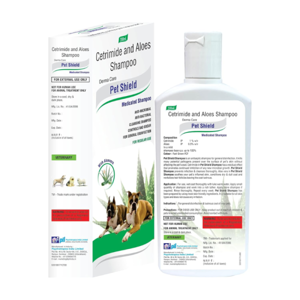 Pet Shield Medicated Shampoo - Pil
