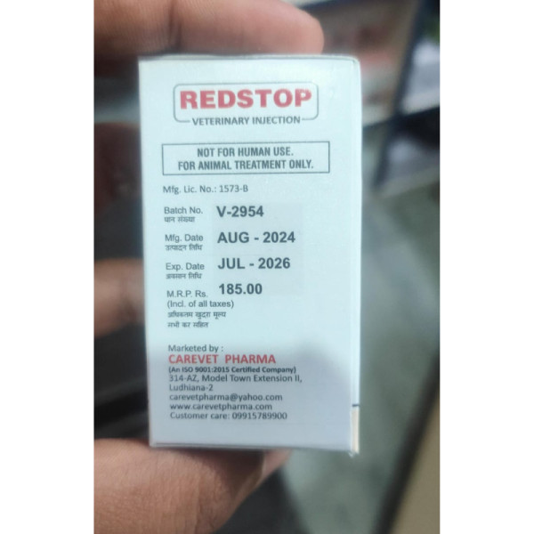 Redstop Vet.Injection - Carevet Pharma