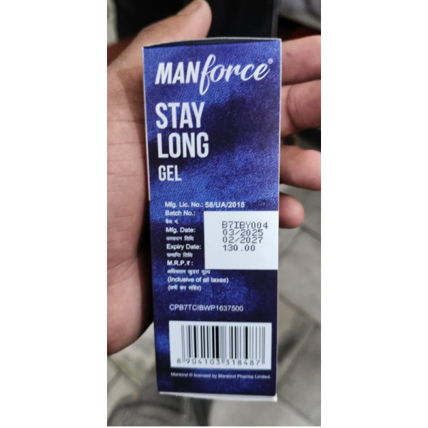 Manforce Staylong Gel - Mankind