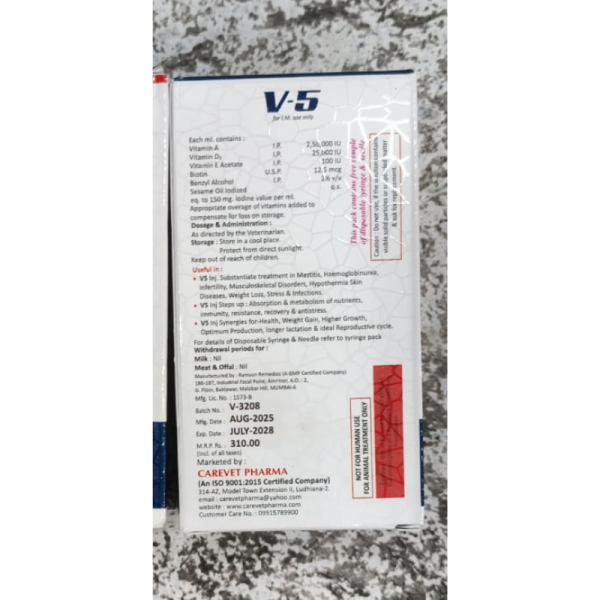 V-5 Injection - Care Vet Pharma