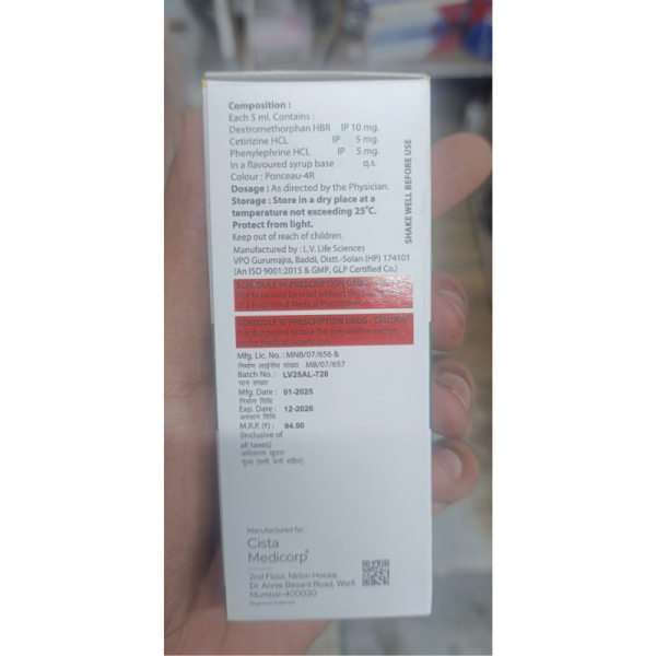 Laizal DX Syrup - Cista Medicorp