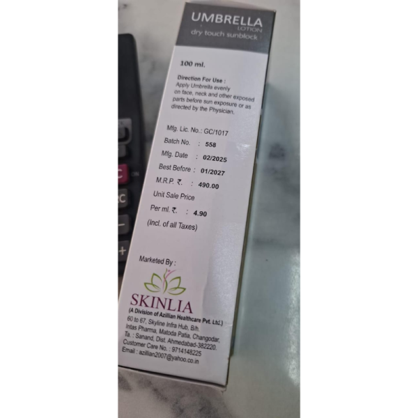 Sunscreen Lotion - Skinlia
