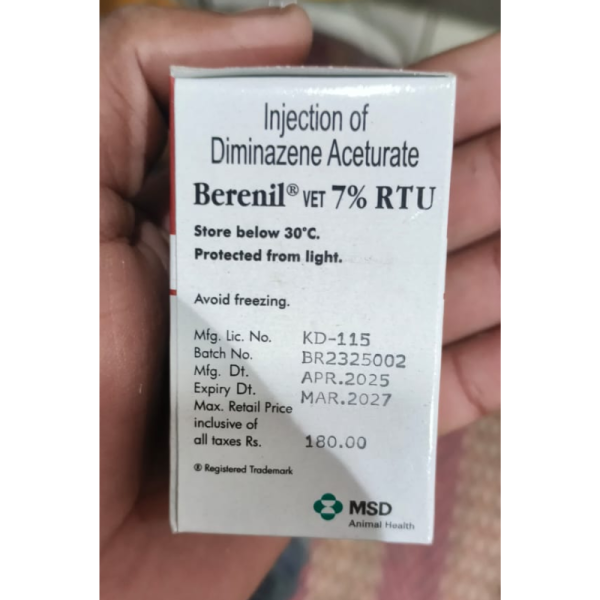 Berenil 7% RTU - MSD Animal Health