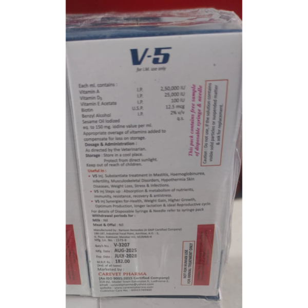 V-5 Injection - Care Vet Pharma