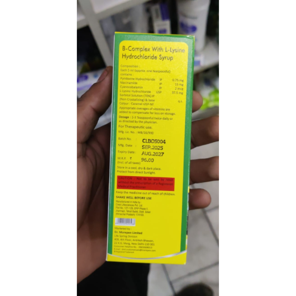 Beco One Syrup - Dr. Morepen