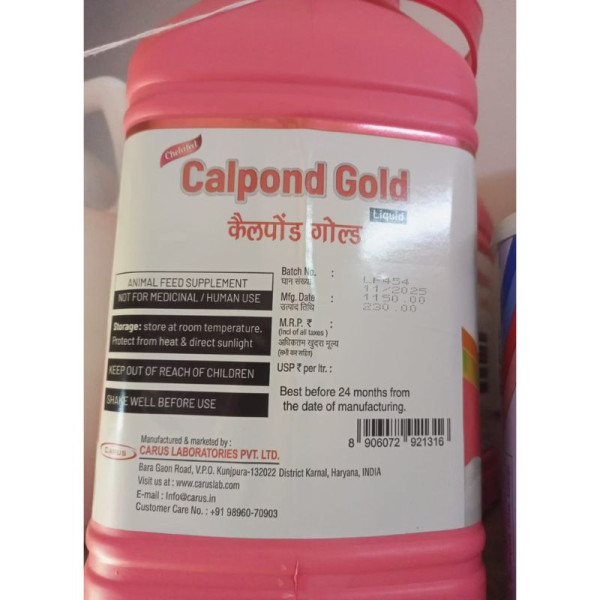 Calpond Gold - Carus Laboratories Pvt. Ltd