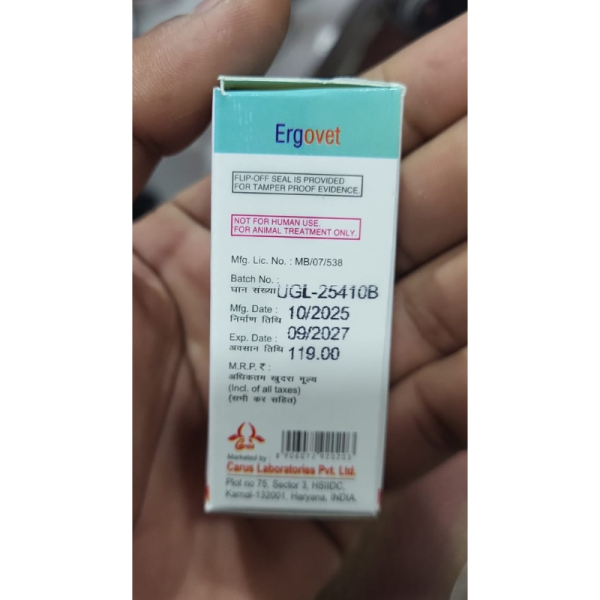 Ergovet Injection - Carus Laboratories Pvt. Ltd