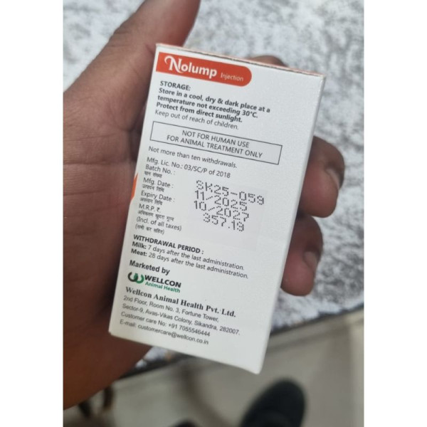 Nolump Injection - Wellcon Animal Health