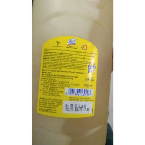 Floor Cleaner Liquid - Lizol