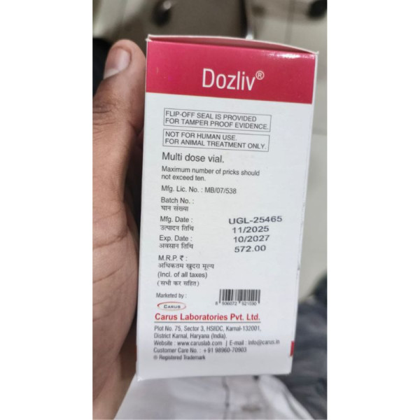 Dozliv Injection - Carus Laboratories Pvt. Ltd