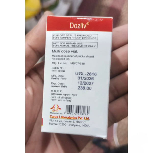 Dozliv Injection - Carus Laboratories Pvt. Ltd