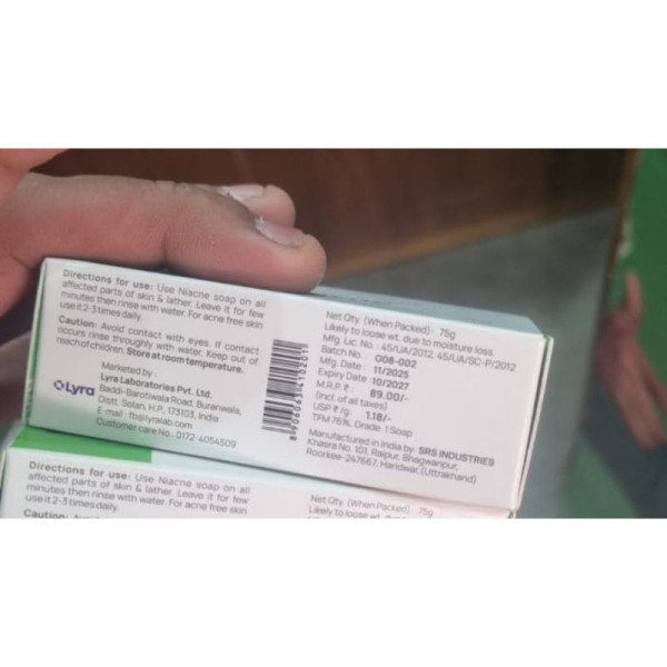 Niacne Soap - Lyra Laboratories
