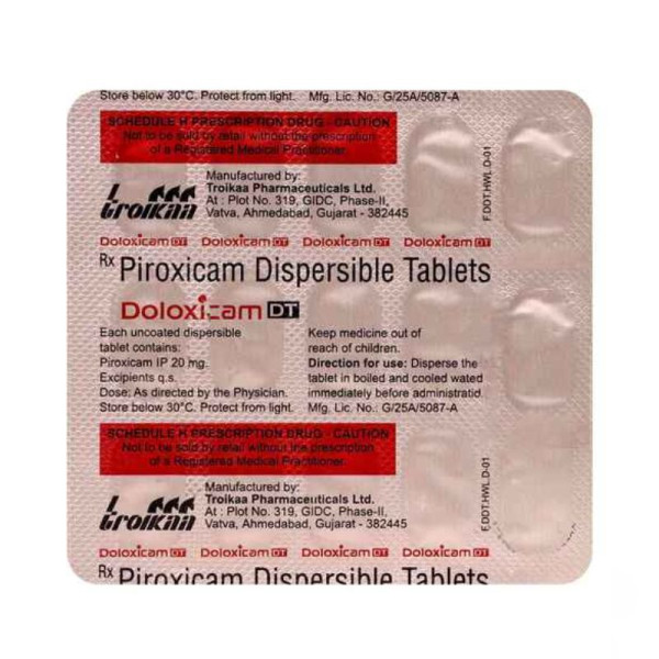 Doloxicam DT Tablets Image