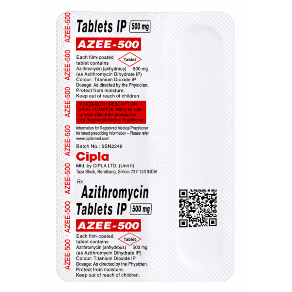 Azee 500 Tablets Image