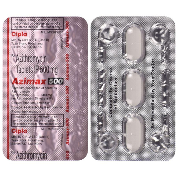 Azimax 500 Tablets Image