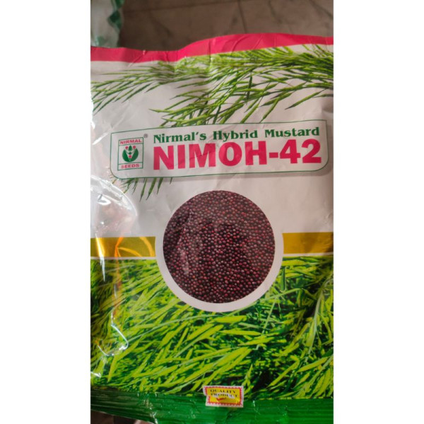 Nirmal's Hybrid Mustard NIMOH-42 Seeds 1kg | High Yield Sarson Seeds image 2