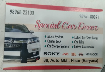 Special Car Decor 